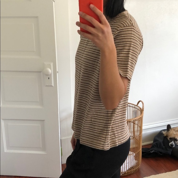 SOLD 3 for $18* Vintage 90’s Striped Tee - Picture 4 of 6